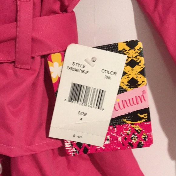 NWT - Pink Platinum Raincoat - Picture 4 of 6